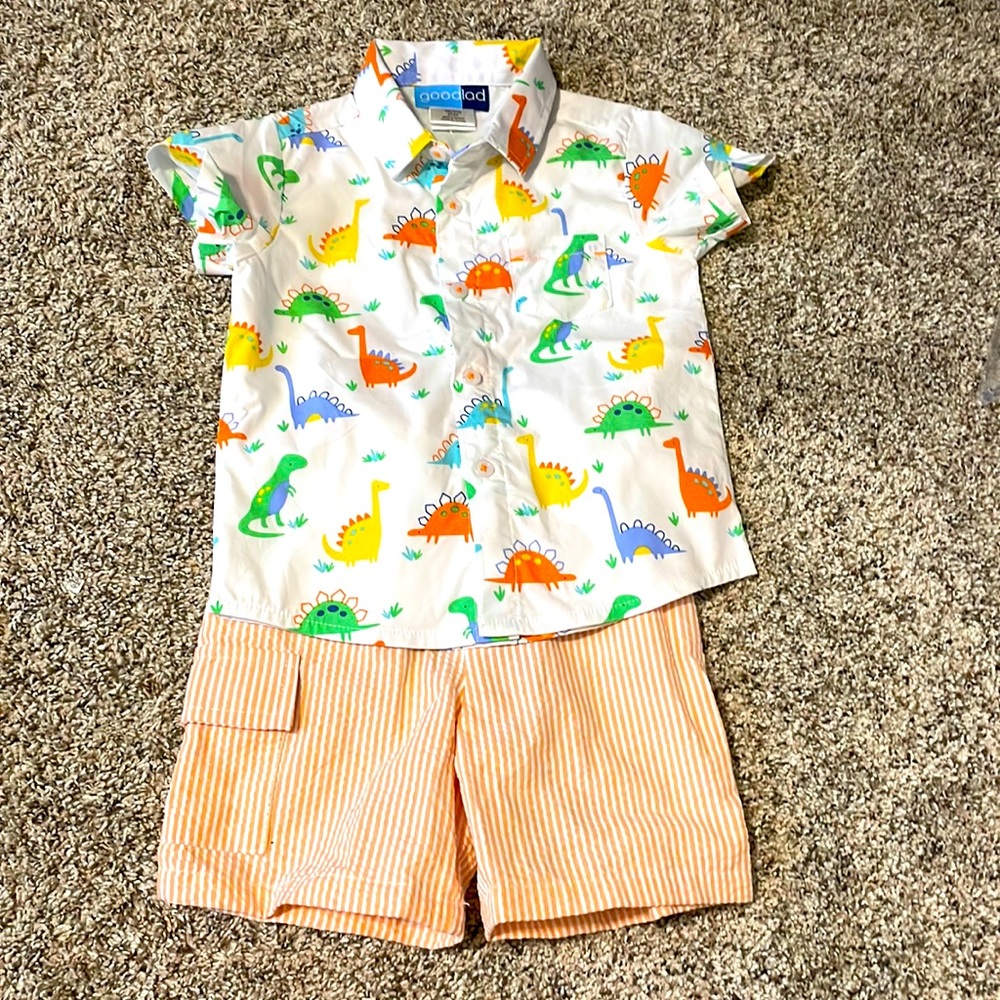 2T dinosaur Outfit